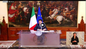 Giuseppe Conte diretta Facebook