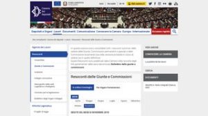 CameradeiDeputatiResocontoCommissioni